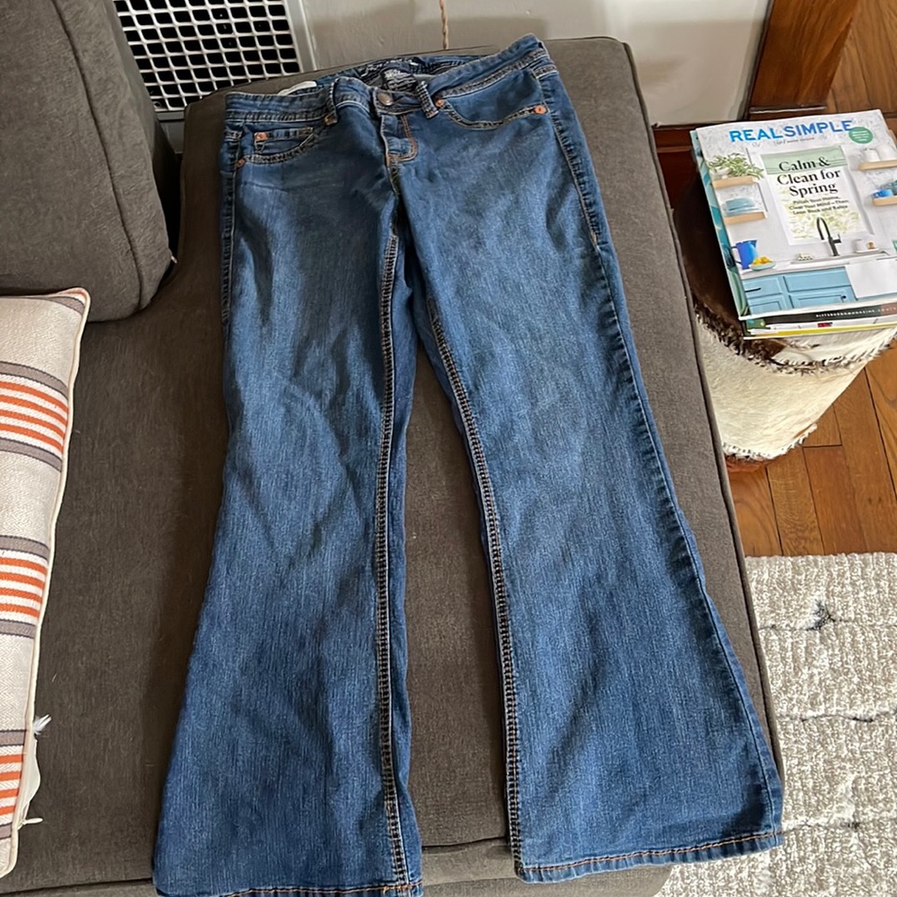 Blue jeans great condition size 12 slim boot